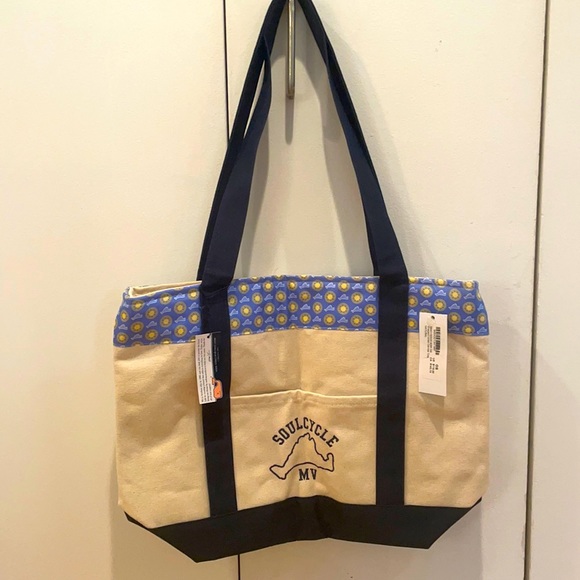 Vineyard Vines Handbags - Vineyard Vines x SoulCycle canvas tote bag